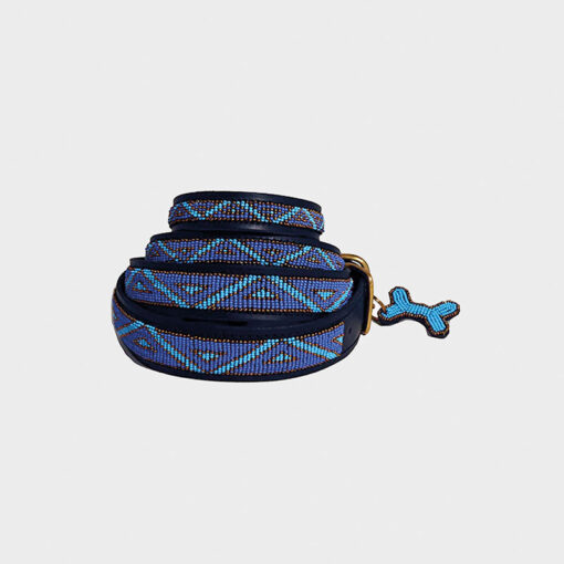 Hundehalsband (mittel / 25-35cm) - Kabaka Blue