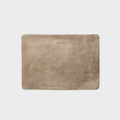 Rowdy The Laptop Slip 15/16" Leather - Colour Boulder