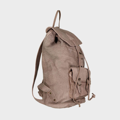 Rowdy Leather Rucksack - Colour Boulder - Image 2