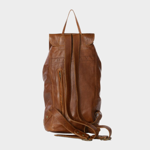 Rowdy Leather Rucksack - Colour Cedar - Image 3