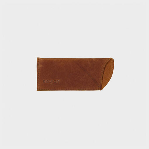 Rowdy Sunglass Sleeve Leather - Colour Cedar