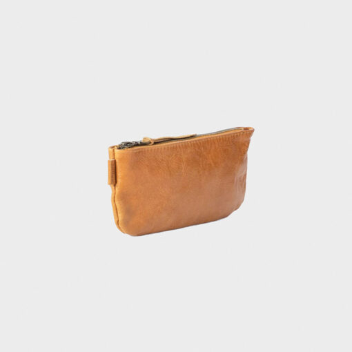 Rowdy Leder Travel Pouch - Farbe Amber – Bild 2