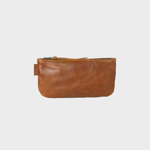 Rowdy Travel Pouch Leather - Colour Cedar