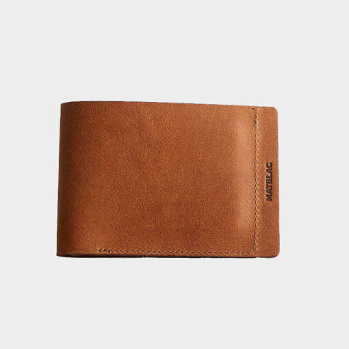 MATBLAC The Huntsman / Brown Leather Magnetic Billfold Wallet