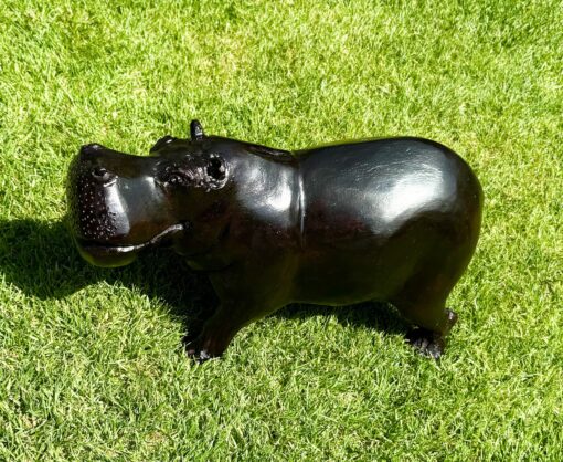 Hippopotamus made from Ebony Wood - Image 5