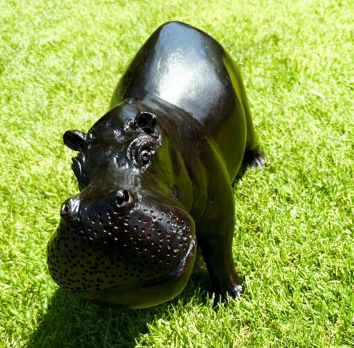 Hippopotamus made from Ebony Wood - Image 4