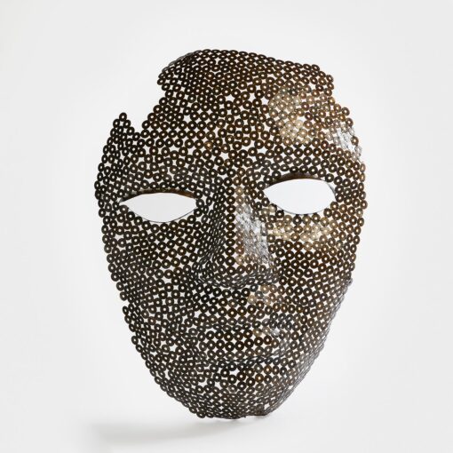 Mask - made from Steel Nuts