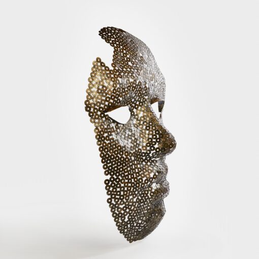 Mask - made from Steel Nuts - Image 2