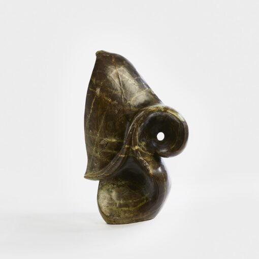 Steinskulptur "Successful Life Flower“ - Brauner Sandstein