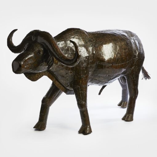 Buffalo Sculpture made from Galvanised Steel - Large (XL)