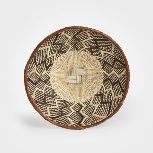 Tonga Basket (Flat) - Zig-zag Pattern