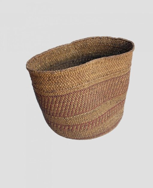 Iringa Basket - Red Stripe