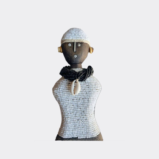 Namji Doll Beaded Craft - Gentleman in White with Necklace - Image 2