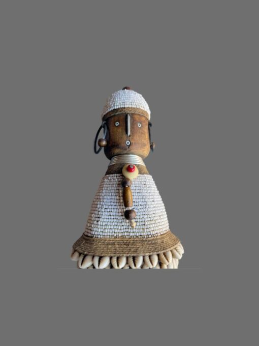 Namji Doll Beaded Craft - Lady in White with Red Knob - Image 2