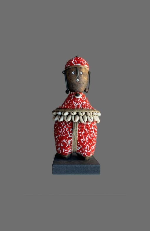 Namji Doll Beaded Craft - Corpulent Lady in Red/White