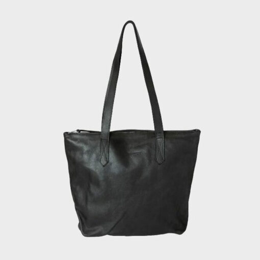 Rowdy Leder Tote (Shopper) - Farbe Charcoal