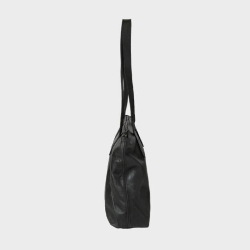 Tote Leather Bag - Colour Charcoal - Image 3