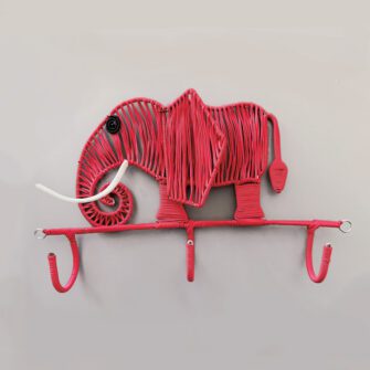 Roter Elefant Wandaufhänger
