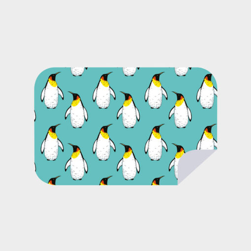 Bobums Mikrofaser XL Bedrucktes Handtuch - Pinguin