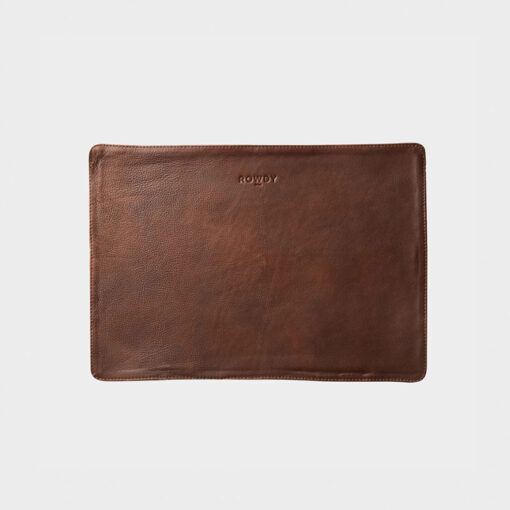 Rowdy The Laptop Slip 13/14" Leather - Colour Maple