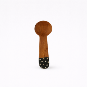 Kleine gebogene Gewürzlöffel aus Olivenholz mit Batik-Einlage 10 DE2F345D DE51 4BC6 9D58 7052A5DC877E