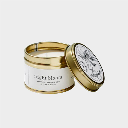 Gold Tin Candle - Night Bloom