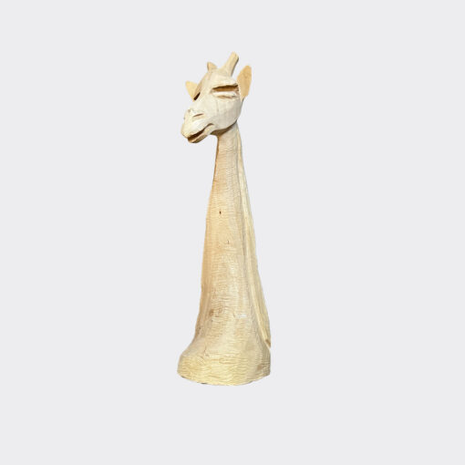 Giraffe Head Jacaranda Wood (Swaziland) - Small - Image 2