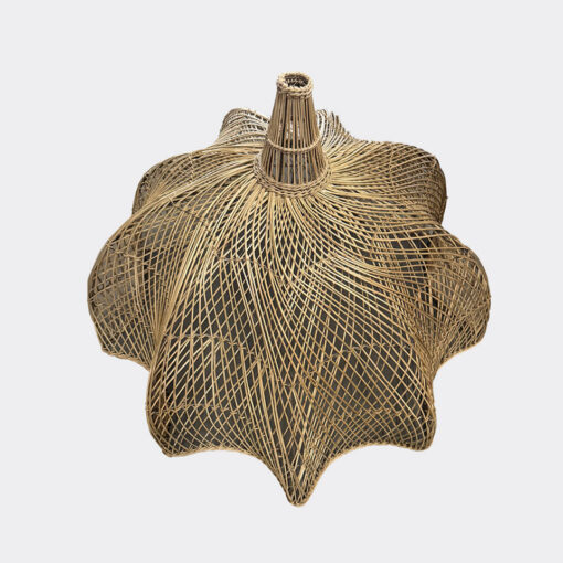 Light/Lampshade - Open Weave - Flower Shape - (Malawi)