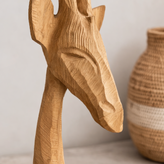 Giraffenkopf Jacaranda-Holz (Swasiland) - Medium 7 056301DE E315 477D B625 B0DCD2A61344