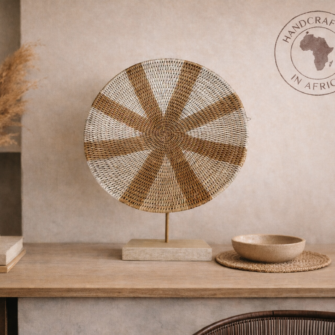 Makenge Basket Painted - Sunburst Weave - (Zambia) - Medium 5 367D0EA6 517C 4D6B 841D 2748DBA110D3
