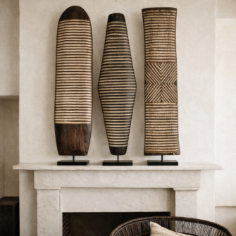 Längsschild (Kamerun) geschnitzt/Metall/bemalt - Small 3 4AB5E855 56EA 45C4 AE75 0BE19B5BC263