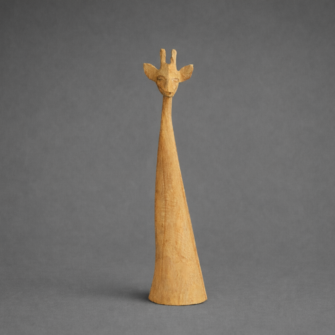 Giraffe Head Jacaranda Wood (Swaziland) - Medium