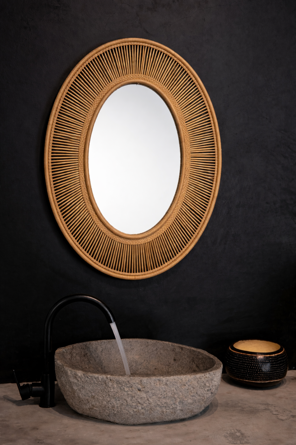 Spiegelrahmen - Oval - (Malawi) 2 Spiegelrahmen - Oval - (Malawi) – Bild 2