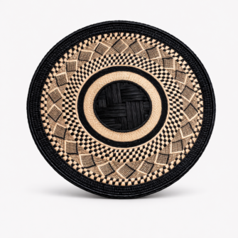 Home - DE 3 Tonga Korb Flach - Erde & Nacht - (Simbabwe)