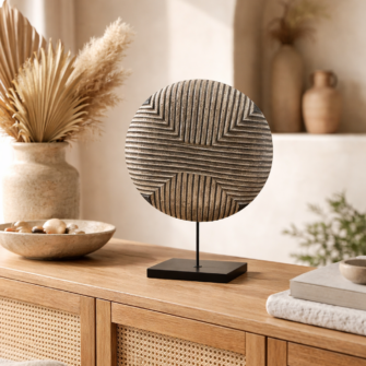 Shield Round - Concentric Vision Shield - (Cameroon) Carved/metal/paint - Large 4 C54A05F5 E020 4653 928C 2E8375902A2F