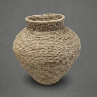 Bohero Korb Unbemalt - Krugform - (Simbabwe) - M