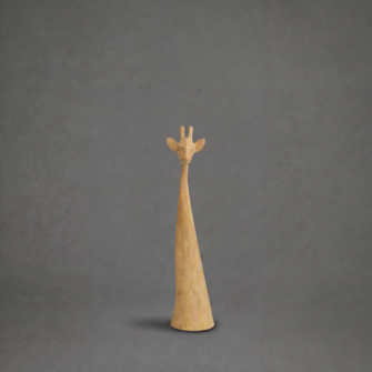 Giraffe Head Jacaranda Wood (Swaziland) - Small