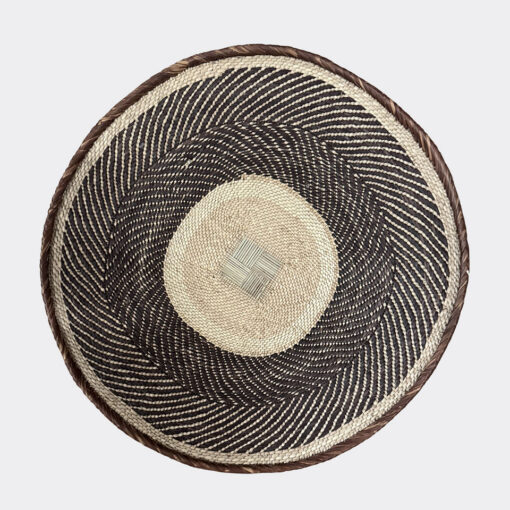 Tonga Basket Flat - Whirlwind Weave - (Zimbabwe) - Image 2