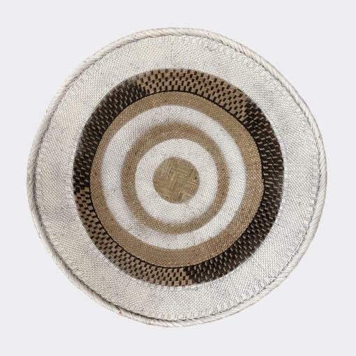 Tonga Basket Flat - Sunlit Weave - (Zimbabwe) - Image 2