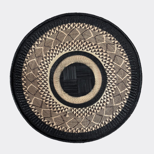 Tonga Basket Flat - Eclipse Weave - (Zimbabwe) - Image 2