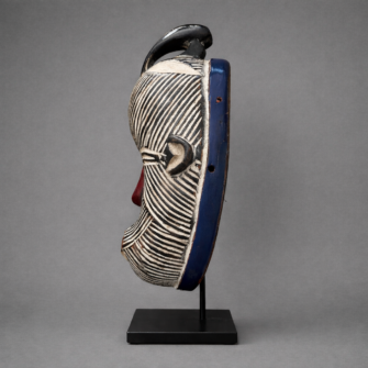 African Wooden Mask “Séléma” – Hand-Carved, Kuba Style 5 700396DB 3C89 43F4 A7E2 F8A69D892BF1