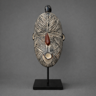 Home - DE 5 Afrikanische Holzmaske "Séléma“ – Kuba Stil, handgeschnitzt