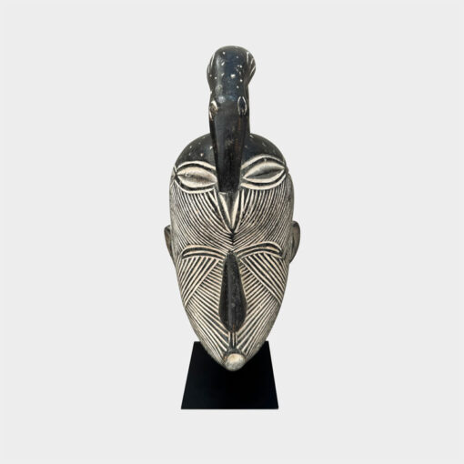 Afrikanische Holzmaske “Bokéli” – Kuba Stil, handgeschnitzt