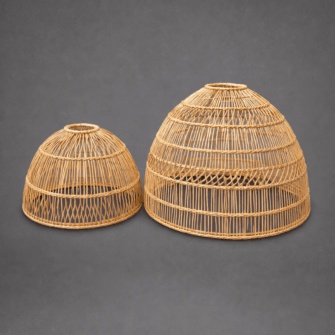 Leuchte / Lampenschirm - Offene Webart - (Malawi) 3 25