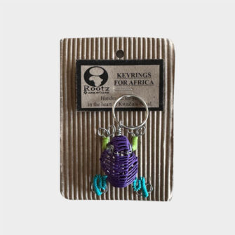 Frog Keyring – Handmade African Beaded Design Object