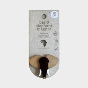 Elephant Magnet – Handmade African Design Object (Big Five)
