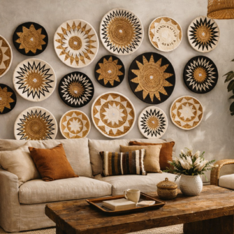 Tonga Korb (flach) - Braun Unifarben 9 E2961DC5 45FE 4CD7 8BC5 F598CA710C61