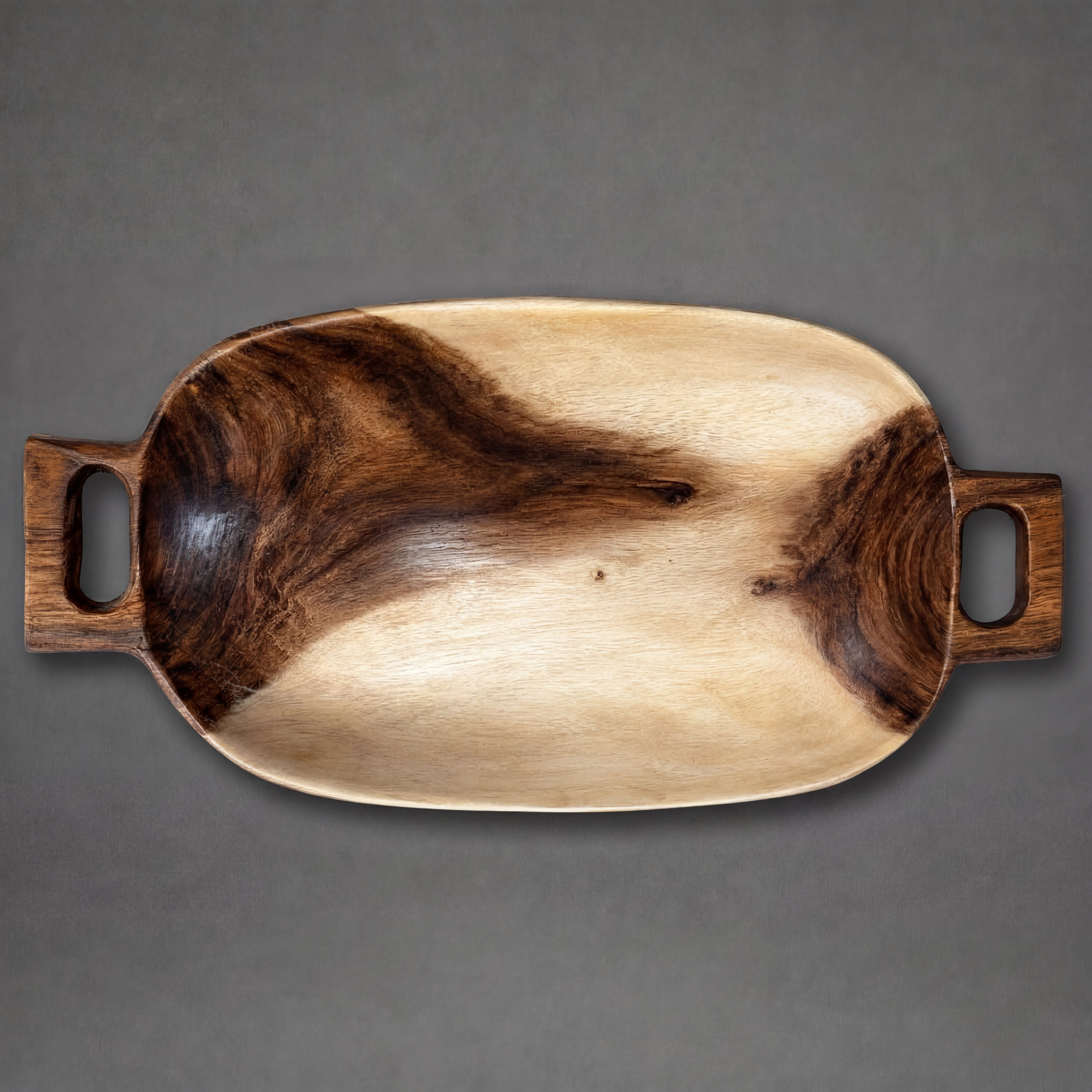 Zulu Servierplatte - Zweifarbig - (Südafrika) 1 Zulu Servierplatte - Zweifarbig - (Südafrika)