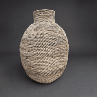 Bohero Korb Unbemalt - Bienenstockform - (Simbabwe) - Medium