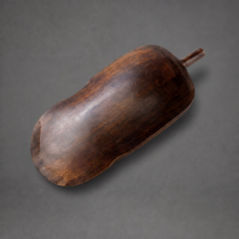 Tutsi Wooden Bowl – Elliptical Shape